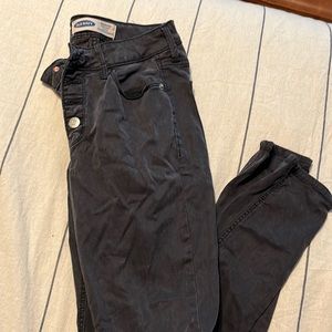 Black Old Navy Rockstar Super Skinny High Rise